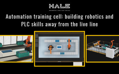 Automation training cell: building robotics and PLC skills away from the live line